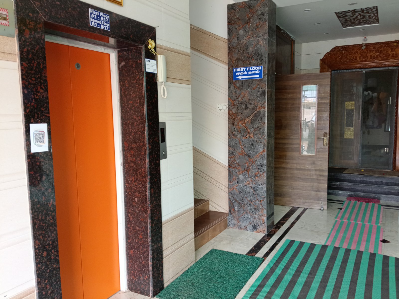 Elevator & Clean Corridors